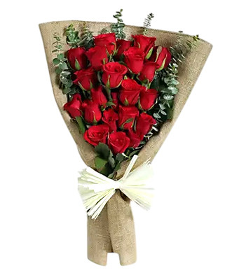 21 Red Roses Bouquet