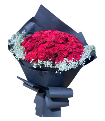 101 Red Rose Engagement Bouquet