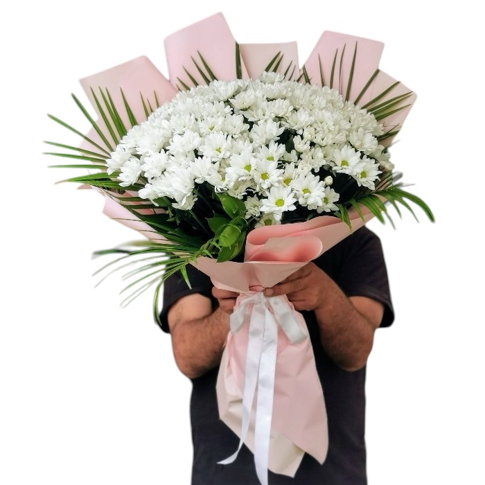 41 white daisies