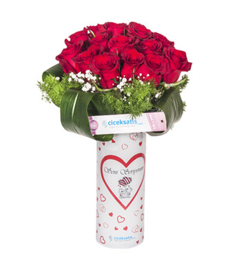 I Love You 20 Red Roses in a Vase
