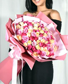 100-Rose Marriage Proposal Bouquet